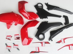 Complete Bodywork Set, MSX125, Type 10, 2015 Valentine Red Scheme