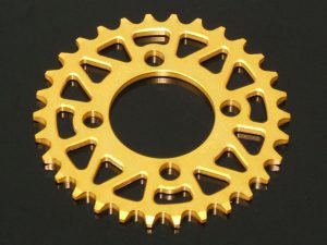 Sprocket, Rear 31T, Aluminium, (Gold), KSR110