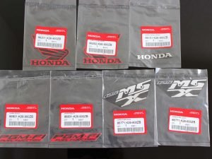 Decal Set, MSX125, Type 3, 2013 Pearl Valentine Red Scheme