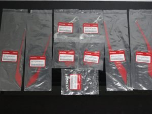 Decal Set, MSX125, Type 9, 2015 Asteroid Black Metallic Scheme