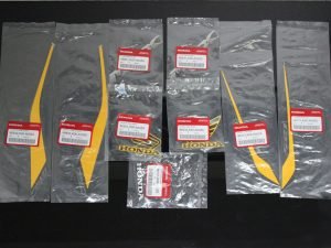 Decal Set, MSX125, Type 11, 2015 Marigold Yellow Scheme