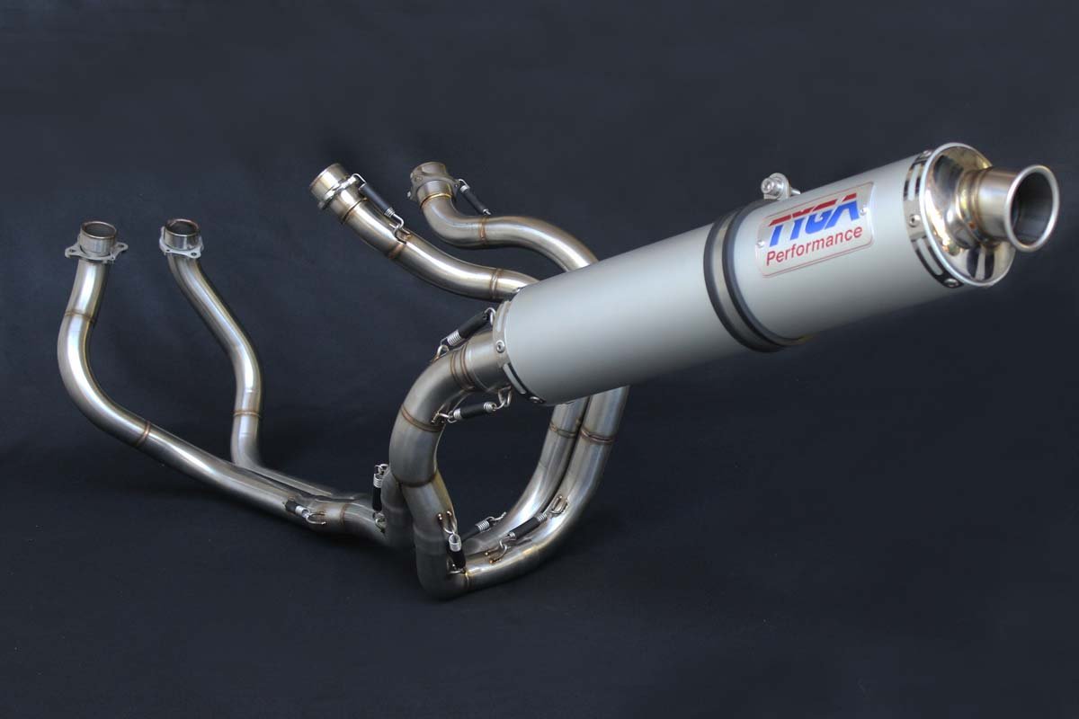 Set, Pipe, Full Race System, NC30/35, Round Aluminium Silencer