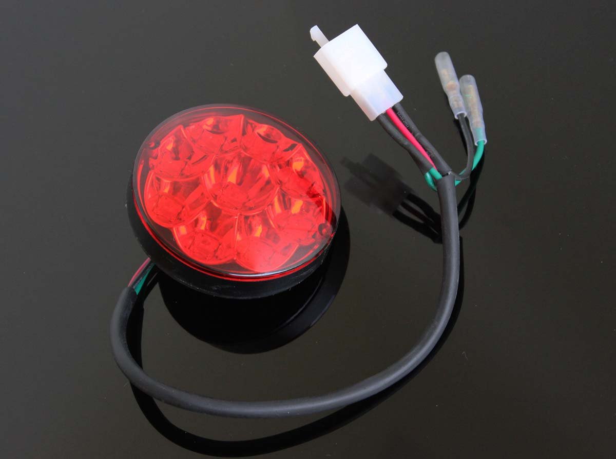 Tail Light Unit, LED, Round, Assy.