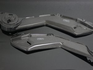 Under-Tank Covers, Pair (Carbon), Replacement Type, MSX125