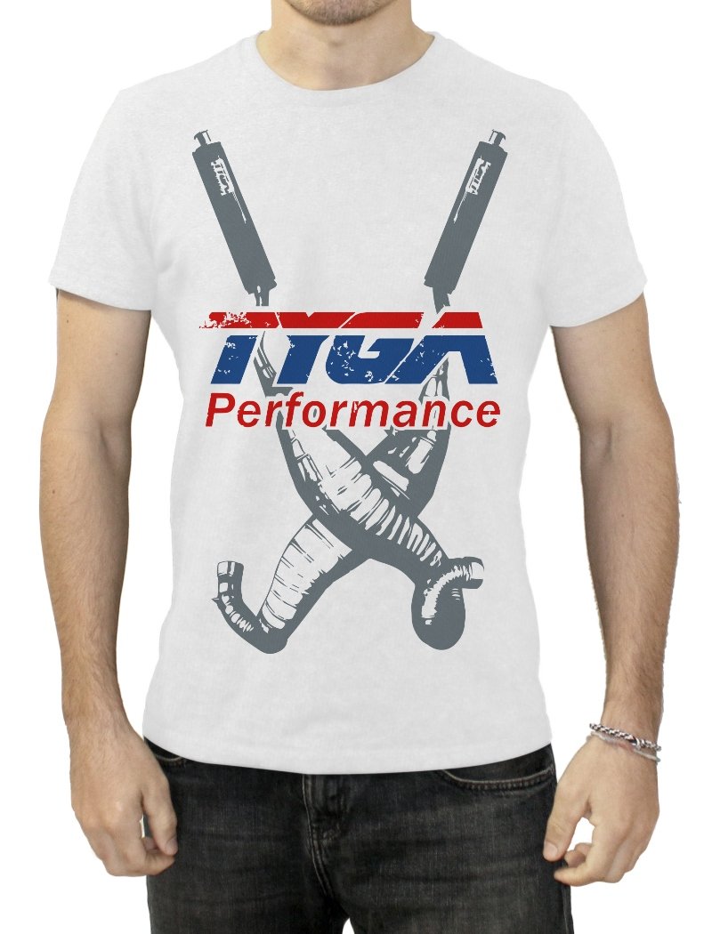 Tyga T shirt, 'Twin Chambers', White, M
