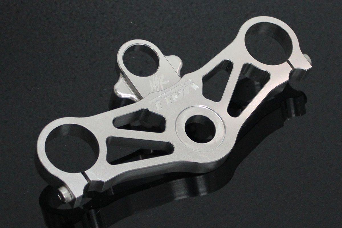 Top Triple Clamp, CNC Silver, NSR250 - Image 2