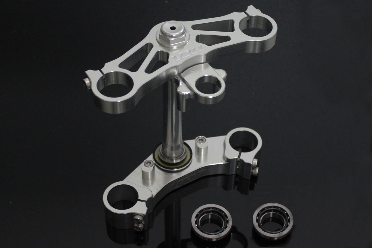 Triple Clamp Set, CNC Silver, NSR250, MC21 - Image 2