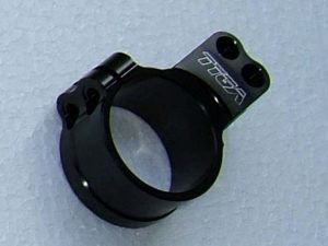 Handlebar Clamp, Left, Black, 48 mm.