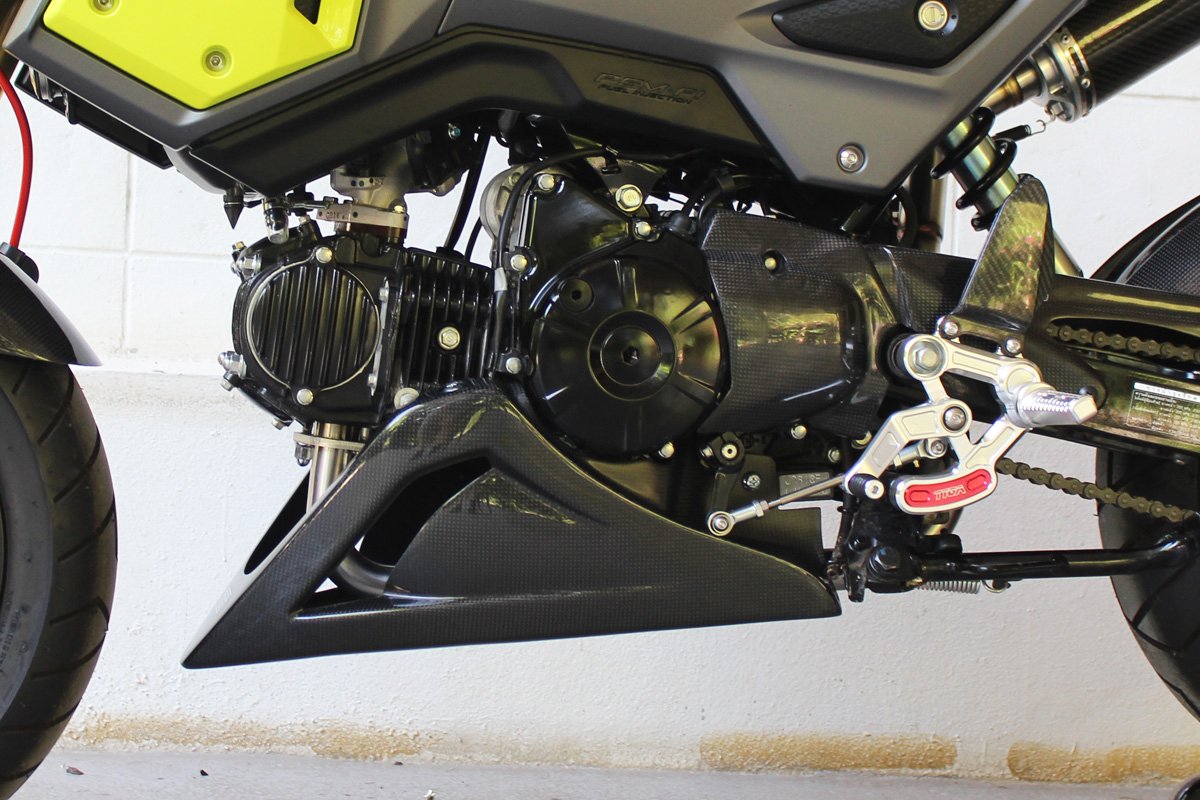 Under Cowl, Belly Exhaust Type, (Carbon), MSX125, Monkey 125 (2018-) - Image 6