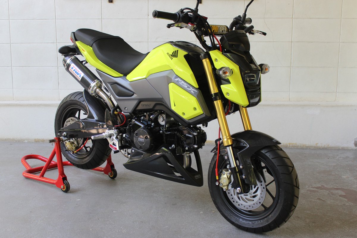 Under Cowl, Belly Exhaust Type, (GRP), Unpainted, MSX125, Monkey 125 (2018-) - Image 7