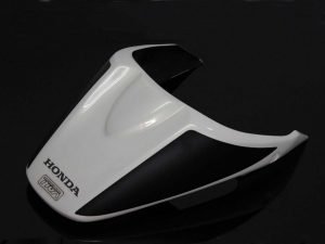 Passenger Seat Cover, (GRP), MSX125 Grom, White/Flat Black