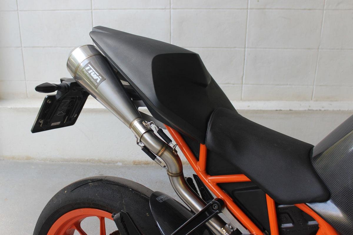 Set, Pipe, Full Race System, Serpent, KTM RC390, 2017-2019 Stainless Moto Maggot - Image 4