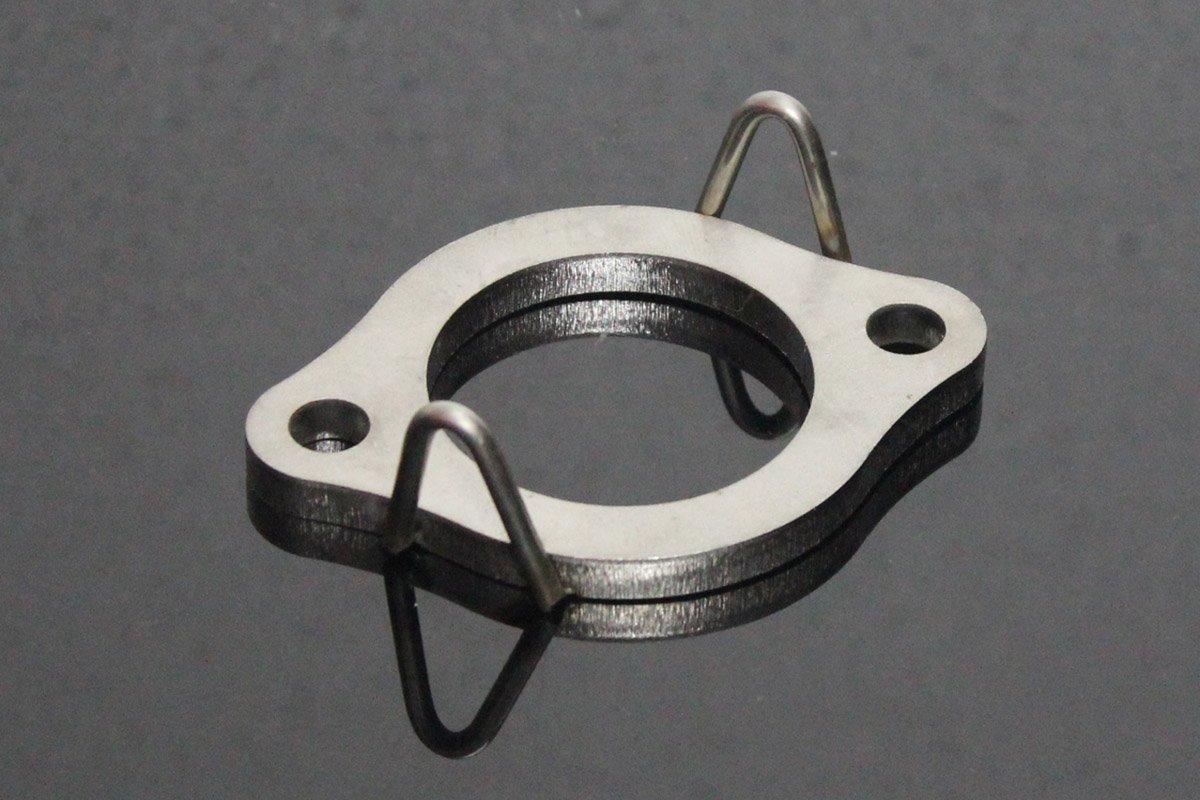 Manifold Clamp, Right, Yamaha RD350LC (4L0)