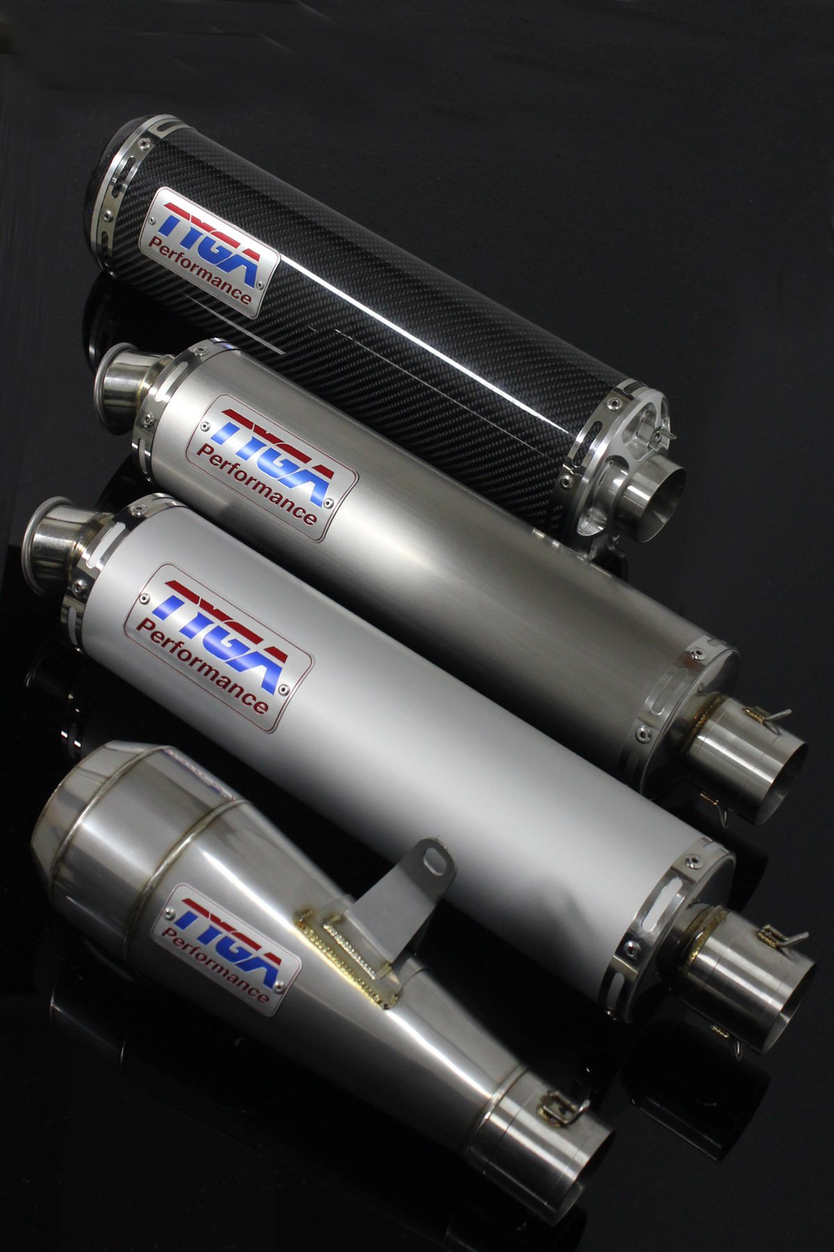 Set, Pipe, Full Race System, Ninja 250R, Round Aluminium Silencer - Image 12