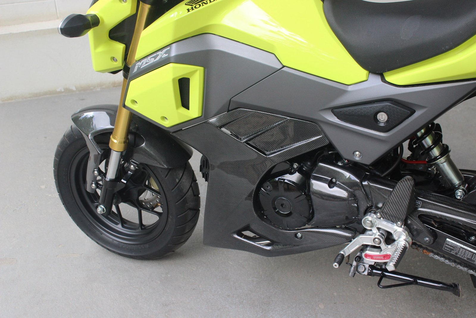 Lower Cowling, (Carbon) MSX125SF, Grom, 2nd Gen 2016-2018 - Image 5