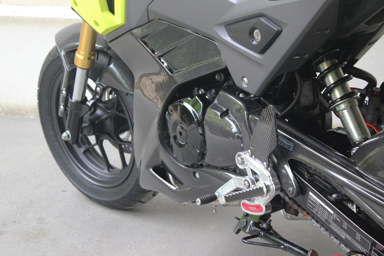 Lower Cowling, (Carbon) MSX125SF, Grom, 2nd Gen 2016-2018 - Image 8