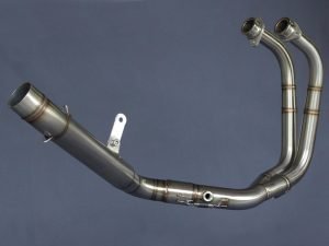 Set, Exhaust Pipe, Race System, Yamaha R25/R3, Stainless, No Silencer