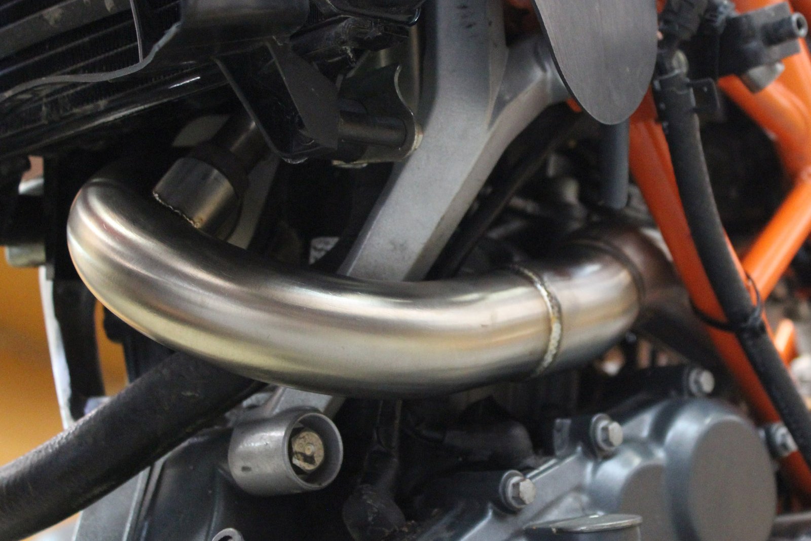 Section, Header,Stainless, 2014-2018, KTM RC390 - Image 3