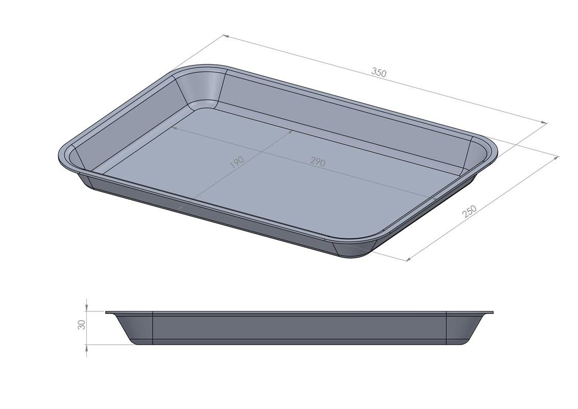 Carbon/Carbon Workshop Tray 300x200x1.2 mm - Image 7