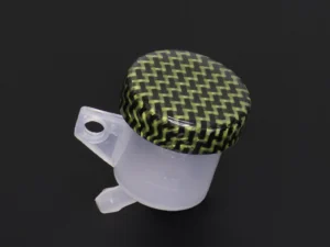 Mini Brake Reservoir, Carbon/Kevlar, Angled Tube