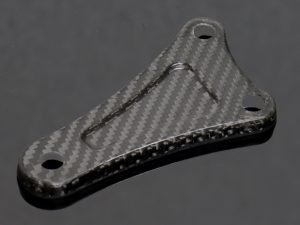 Exhaust Hanger Stay Left, Carbon, RGV250