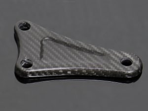 Exhaust Hanger Stay Right, Carbon, RGV250