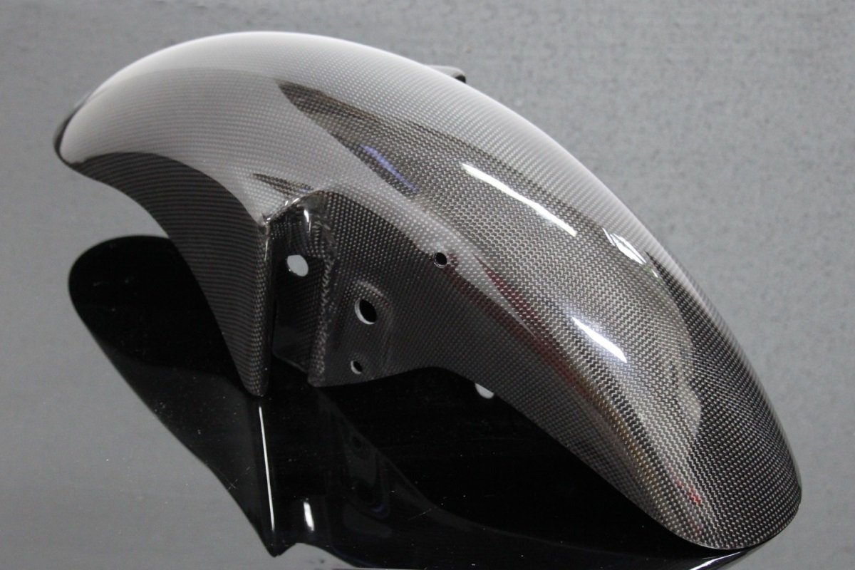 Front Fender, (Carbon) Stock shape, Kawasaki KRR150ZX/KRR150 - Image 3