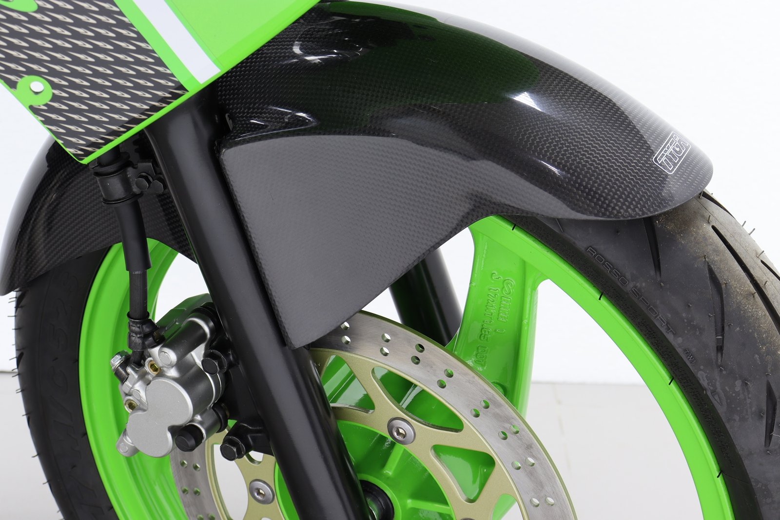Front Fender, (Carbon) Stock shape, Kawasaki KRR150ZX/KRR150 - Image 6