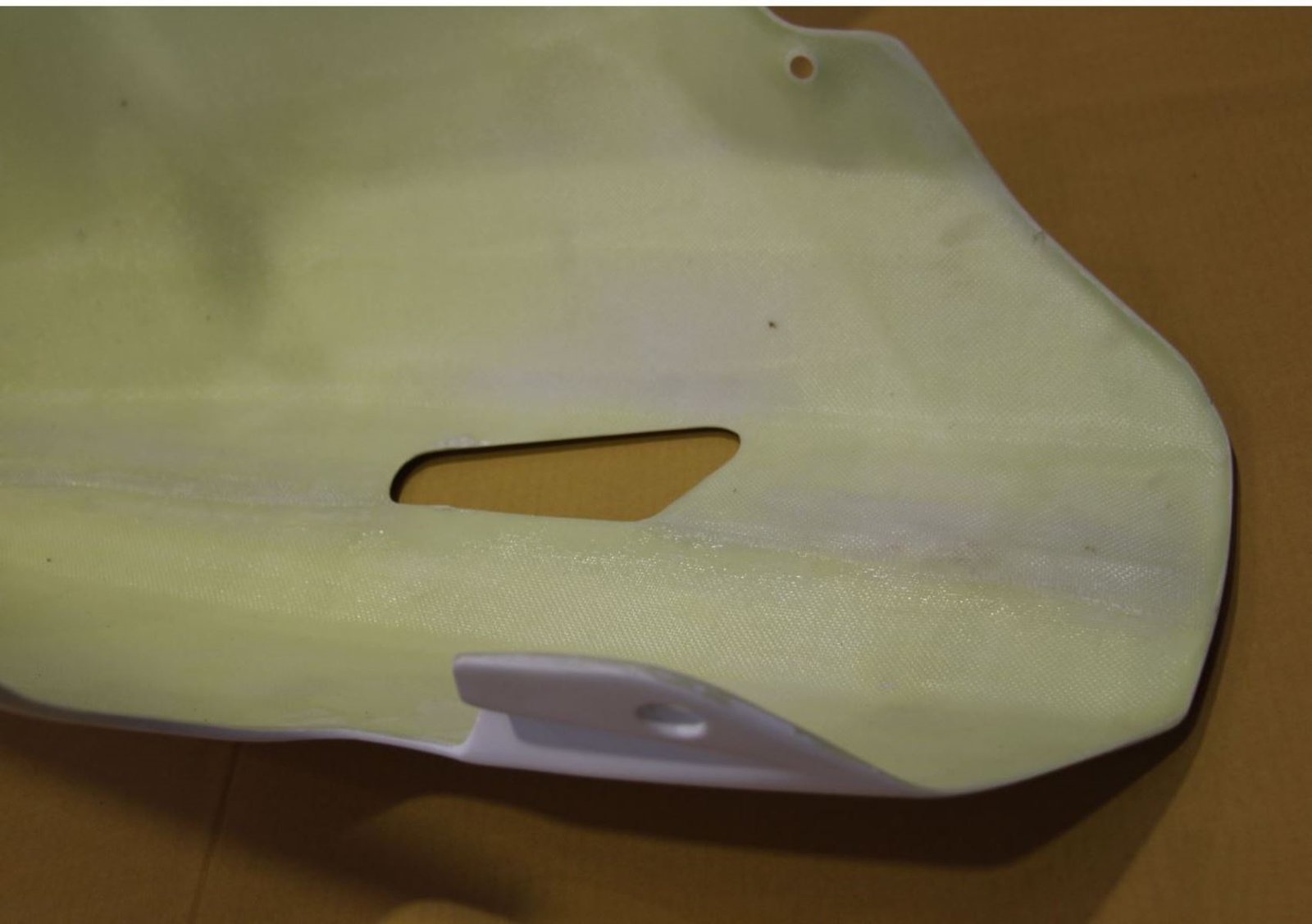 Lower Cowling (GRP), NSR250 Tyga, Race, Stock Shape, Assy. - Image 2