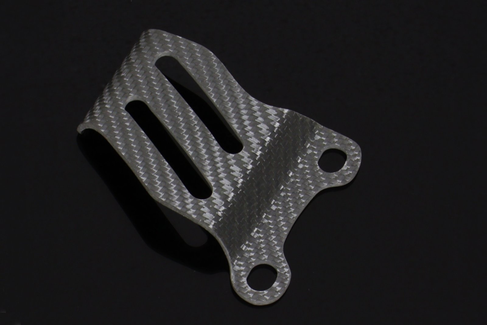 Heel/Brake Guard, Tyga, Right, (Silver Carbon)