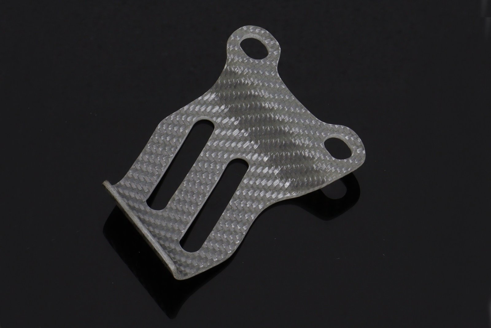 Heel/Brake Guard, Tyga, Right, (Silver Carbon) - Image 2
