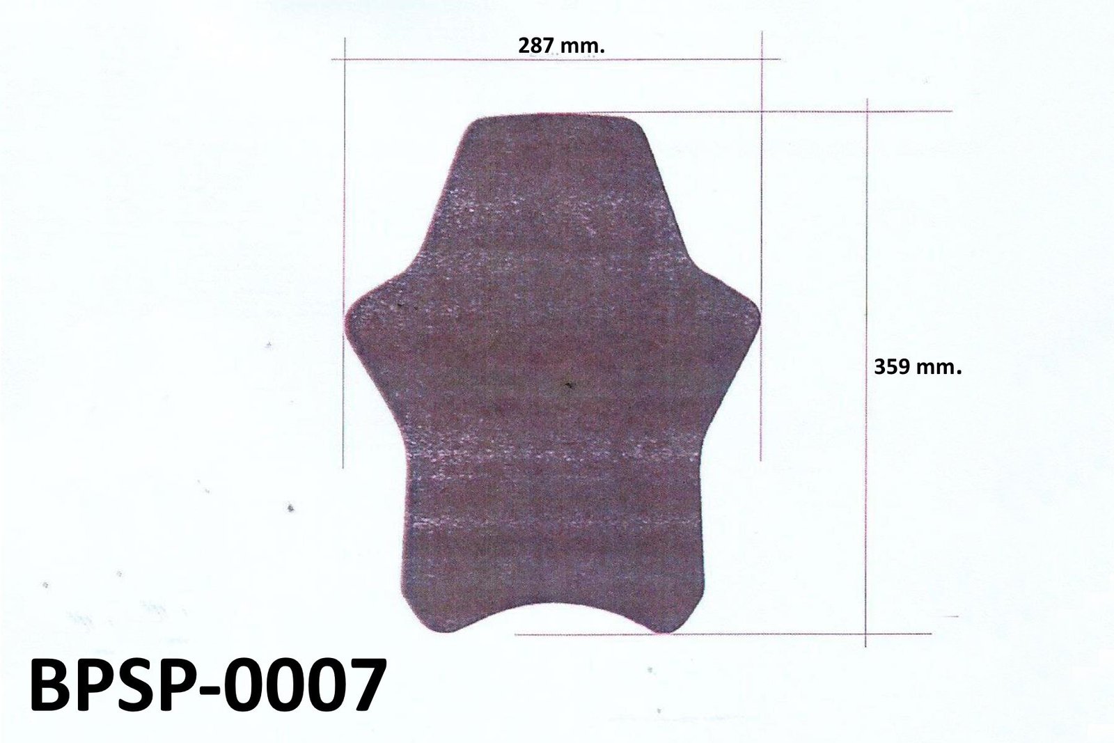 Seat Pad, KTM RC Cup, Assy. - Image 4