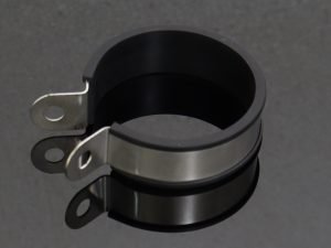 Clamp, Silencer, Single, 61mm., Central, Assy.