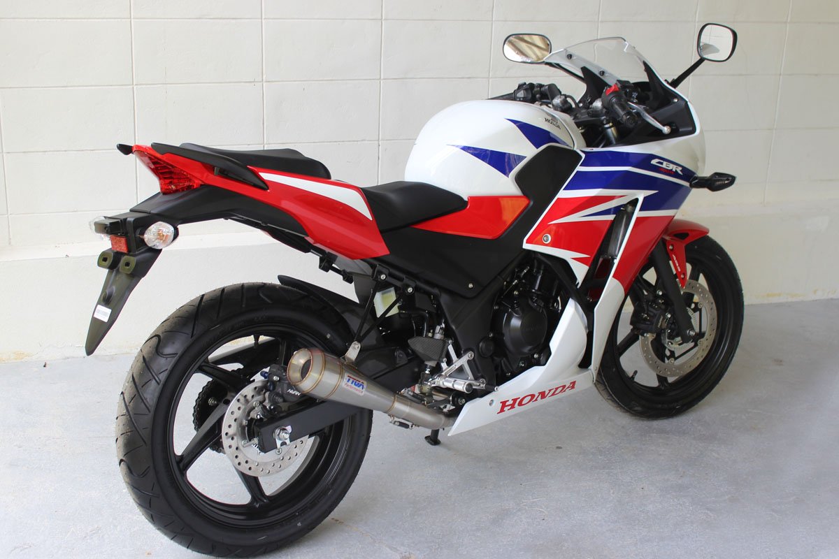 Set, Pipe, Full Race System, CBR300R/CBR300F, Maggot Silencer