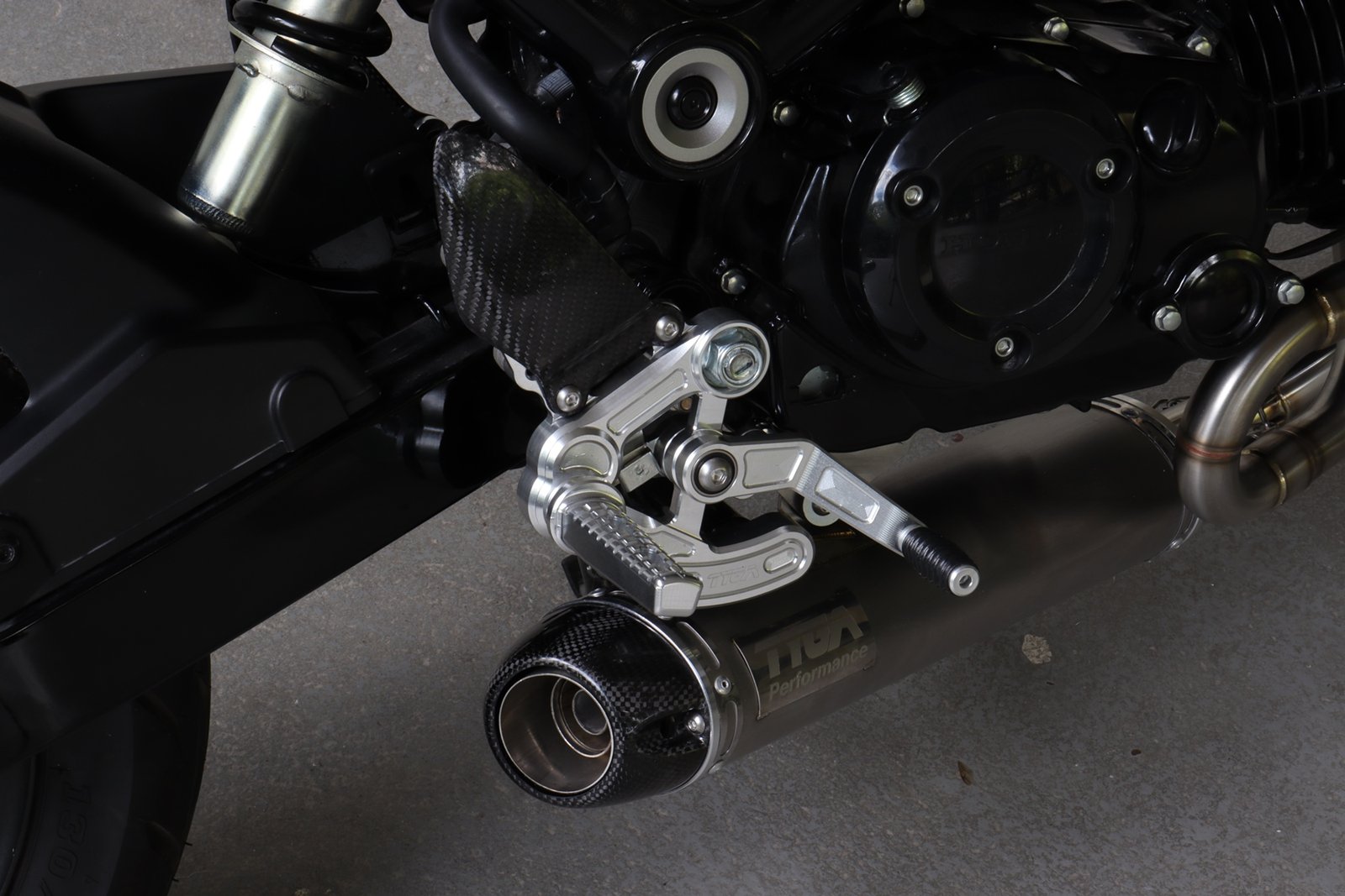Set, Pipe, Full System, Underbelly, MSX125 Grom, Stainless Oval/Carbon End Cap, Long - Image 6
