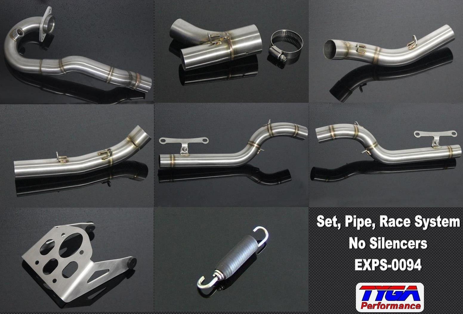 Set, Pipe, Race System, RC390, No Silencers