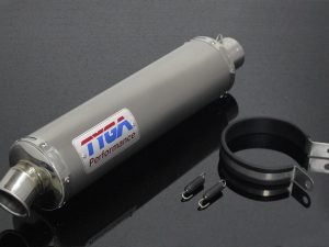 Silencer, Stainless, Round, Four Stroke, 50.8mm., Assy