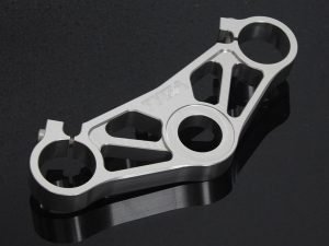 Top Triple Clamp, CNC Silver, NC30 VFR400R