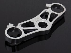 Top Triple Clamp, CNC Silver, Honda SP2