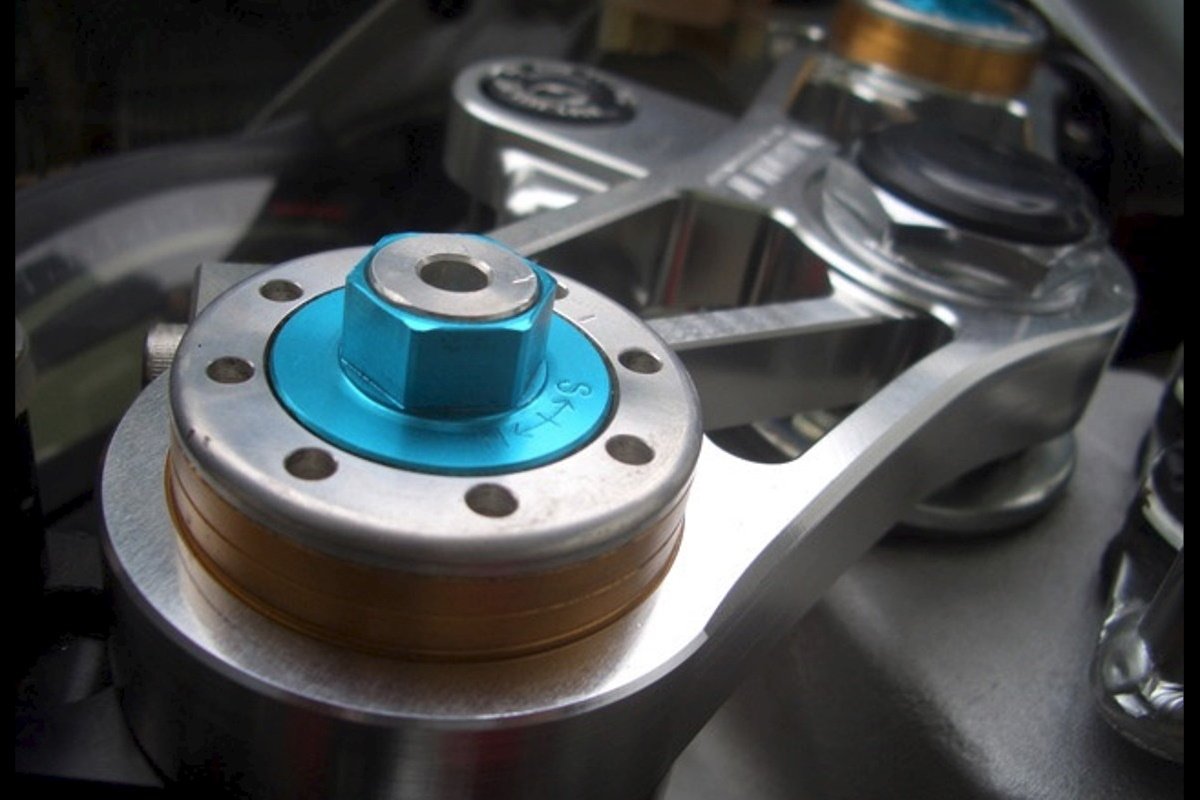 Top Triple Clamp Set, CNC Silver, Honda SP2 - Image 4