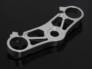 Top Triple Clamp, CNC Silver, Honda SP1