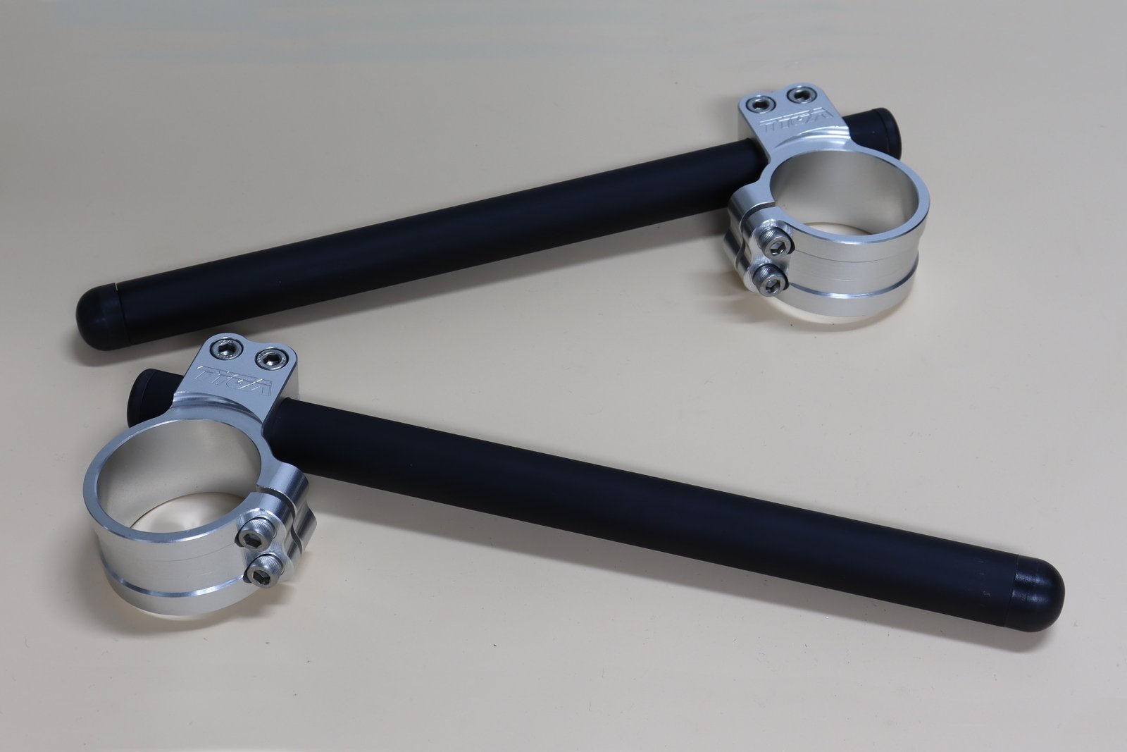 Handlebar Set, Racing, Silver, 50 mm. - Image 2