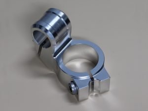 Handlebar Clamp, Left, Silver, CBR250R