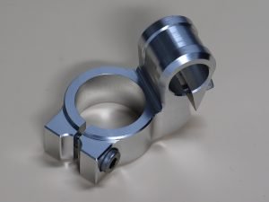 Handlebar Clamp, Right, Silver, CBR250