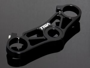 Top Triple Clamp, CNC Black, Honda SP2