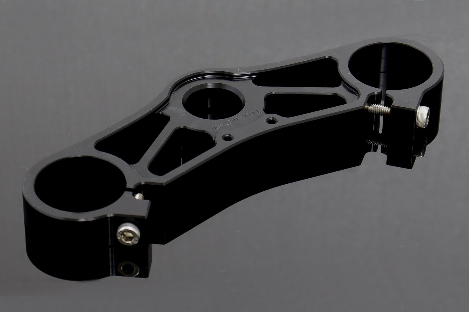 Top Triple Clamp Set, CNC Black, Honda SP2 - Image 3