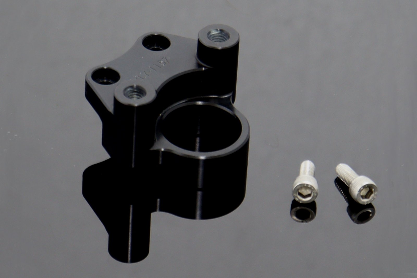Ignition Switch Holder, CNC Black, Honda SP1/SP2 - Image 2