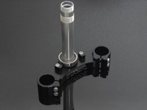 Lower Triple Clamp, CNC Black, Honda VFR400R NC30