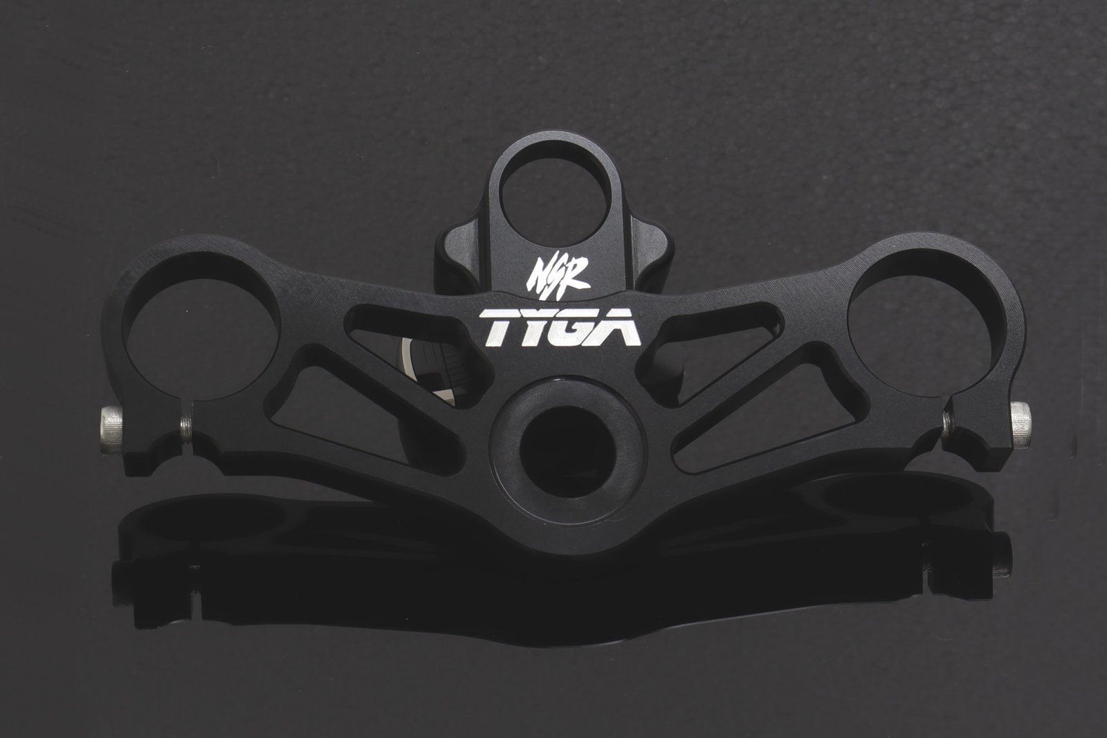 Top Triple Clamp, CNC Black, NSR250 - Image 2