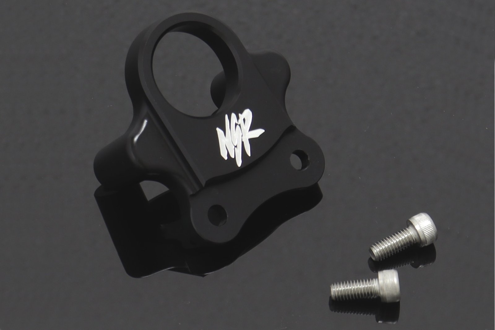 Top Triple Clamp, CNC Black, NSR250 - Image 7